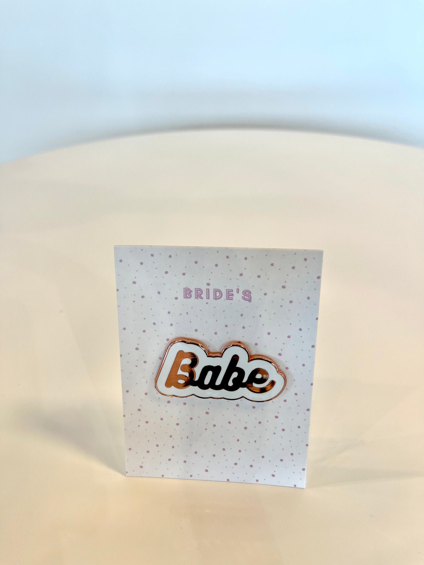 Bride’s Babe Enamel Pin