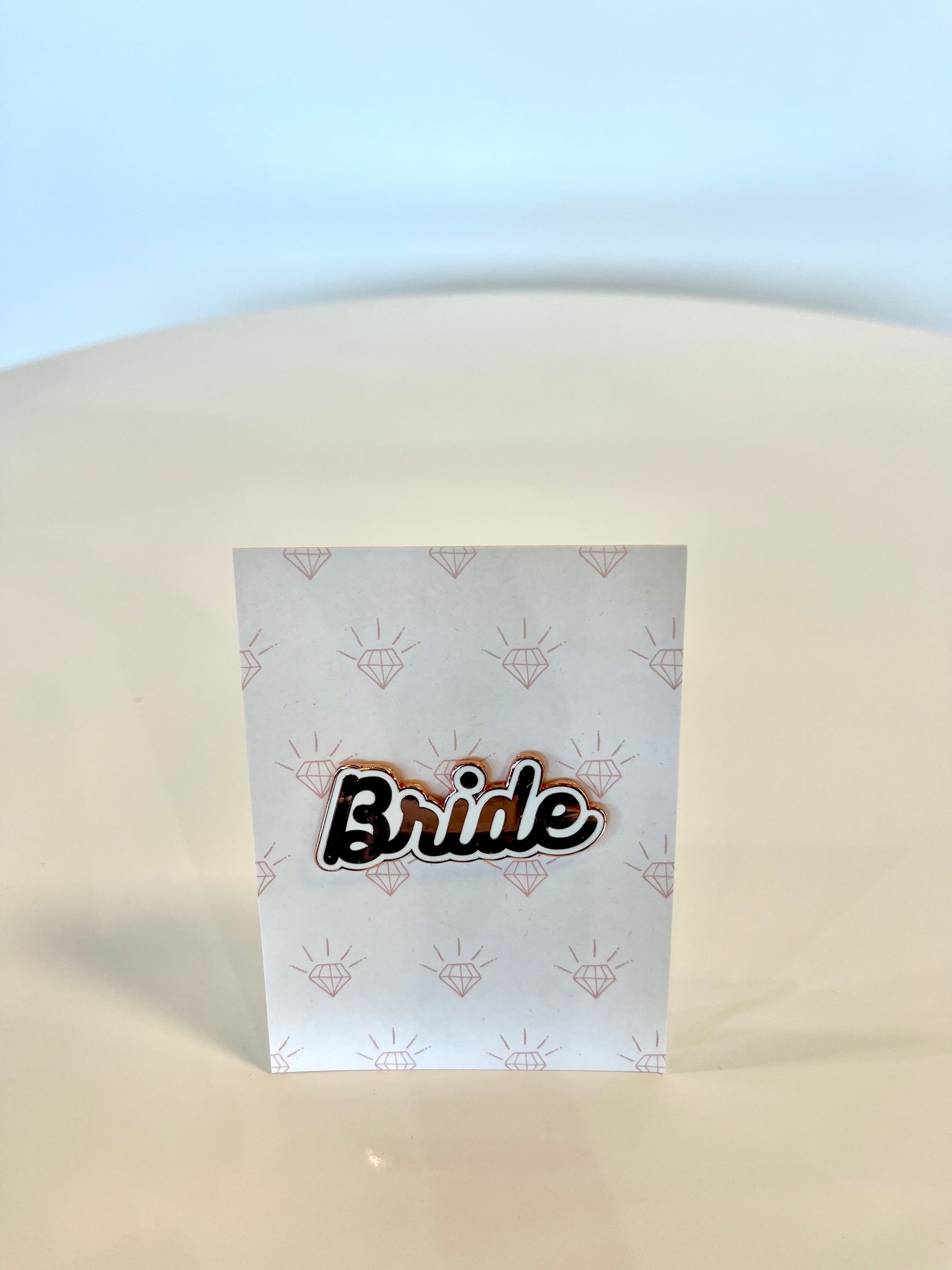 Bride Enamel Pin