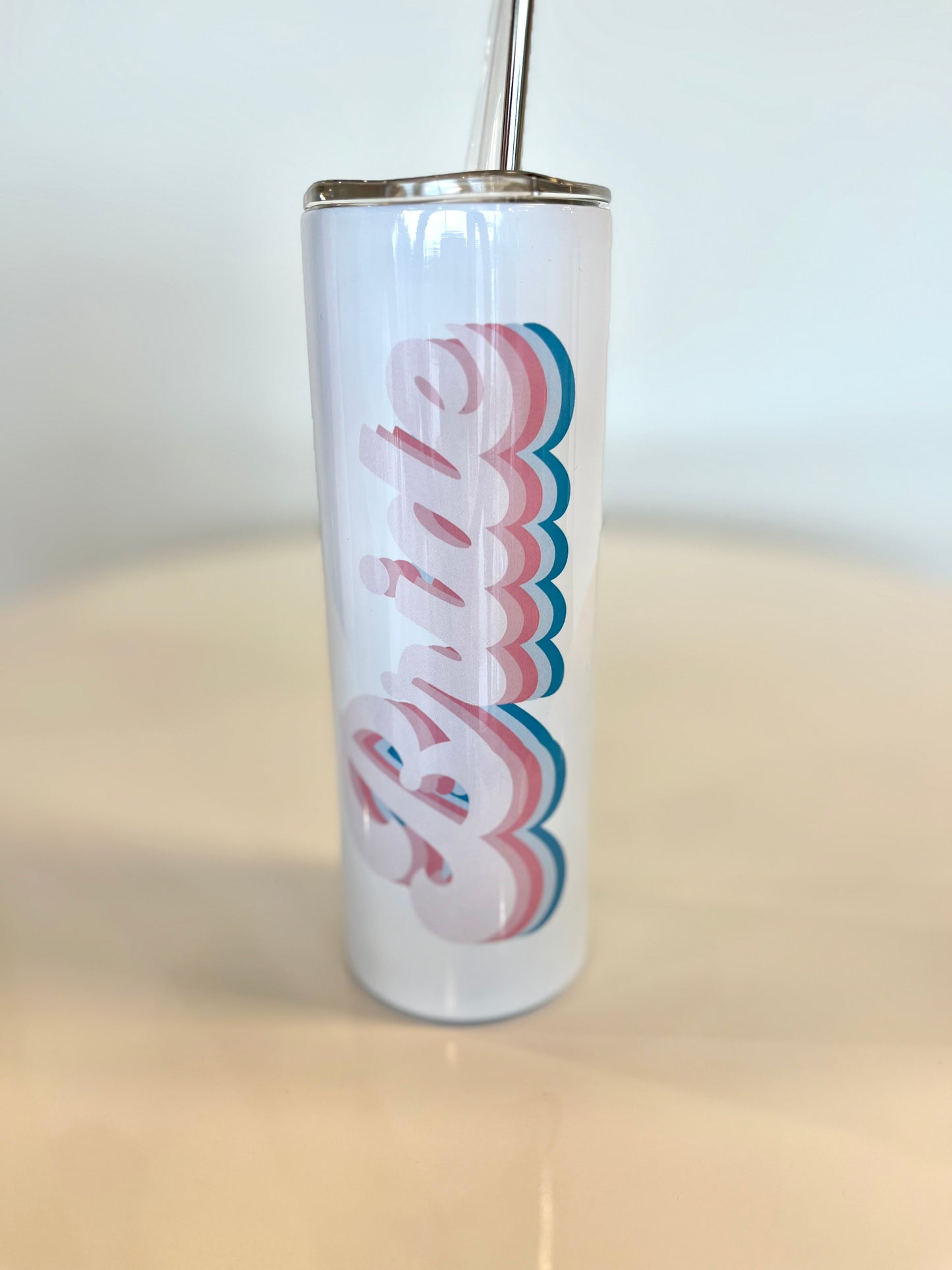 Retro Metal Bride Tumbler