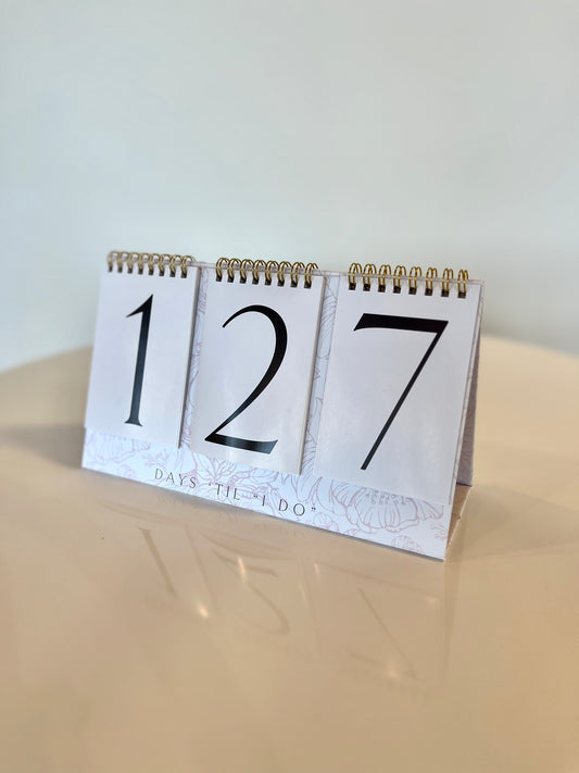 Wedding Countdown Calendar